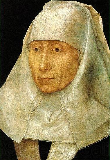 Hans Memling Portrait of an Old Woman France oil painting art